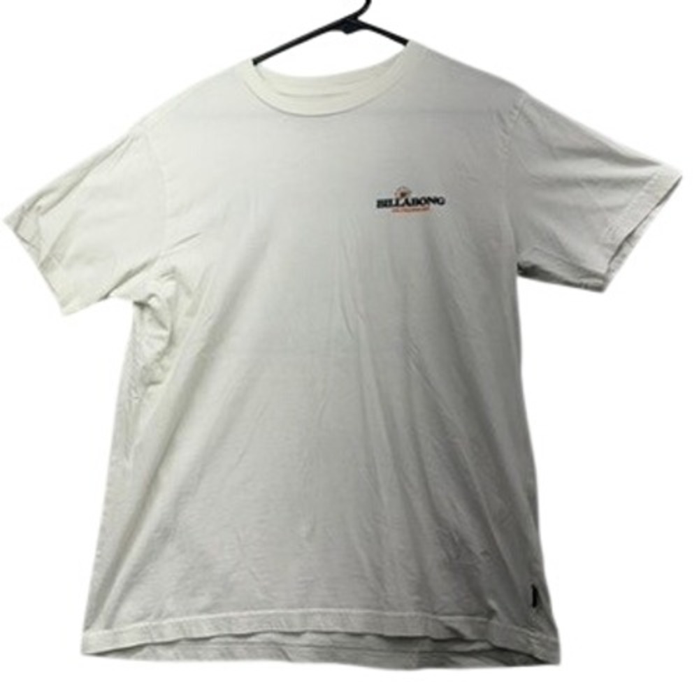 Billabong mens white graphic tshirt